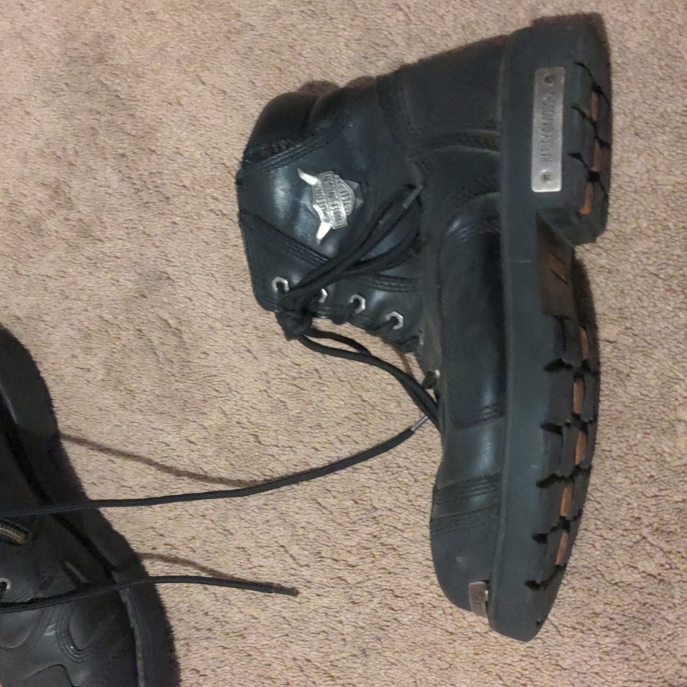 HarleyDavidson Used Mens Riding Boots Size 10 Gem